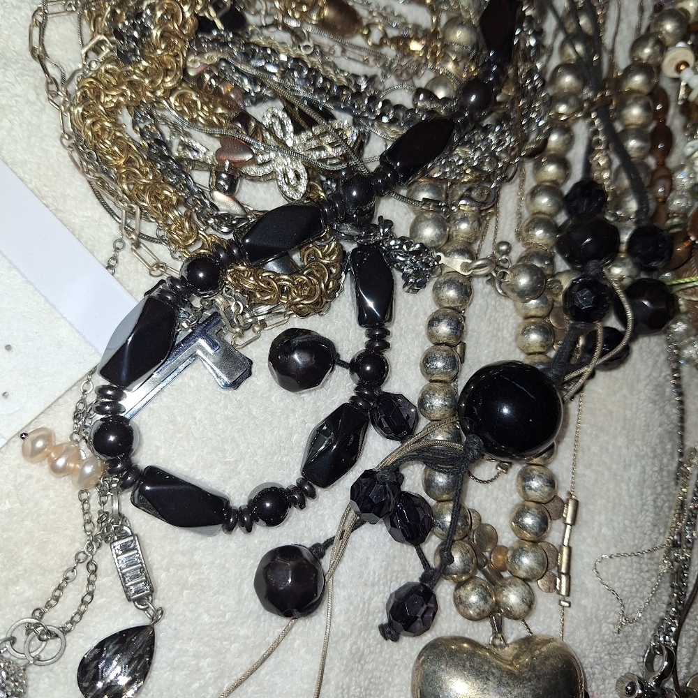 50 Bundle Mixed Fashion Jewelry Earrings Bracelets Necklaces Unlisted Boho Style